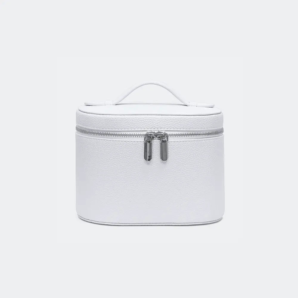 grande trousse de toilette femme blanc