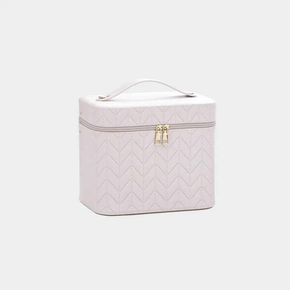 grande trousse de toilette femme luxe rose saumon