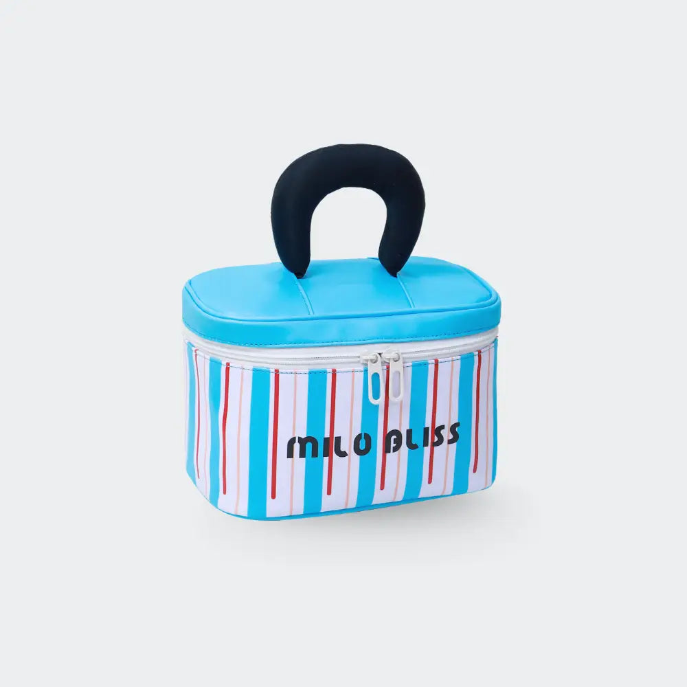 grande trousse de toilette femme originale bleu