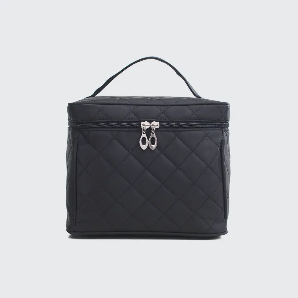 sac vanity noir matellasse pour femme