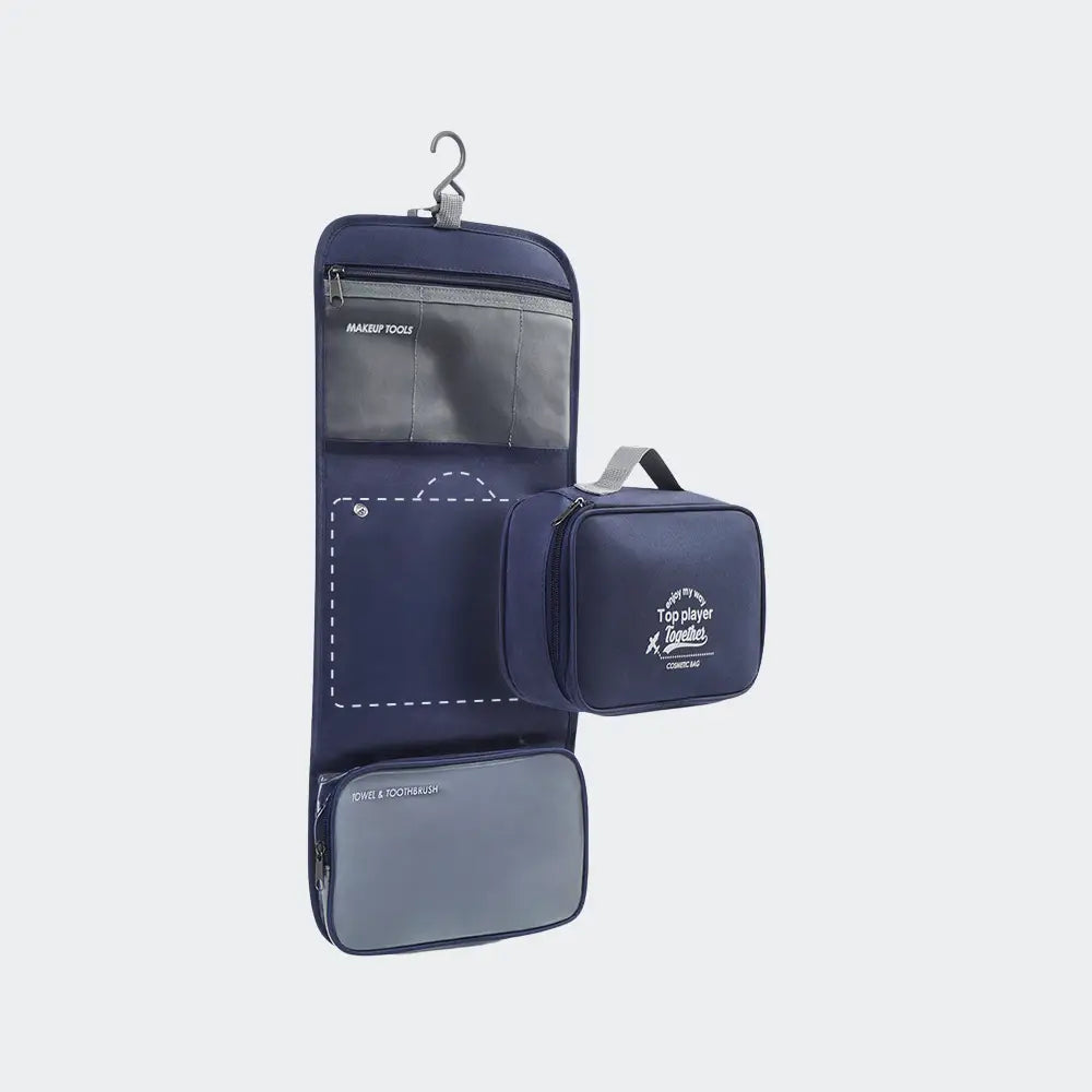 trousse de toilette a suspendre compartiment