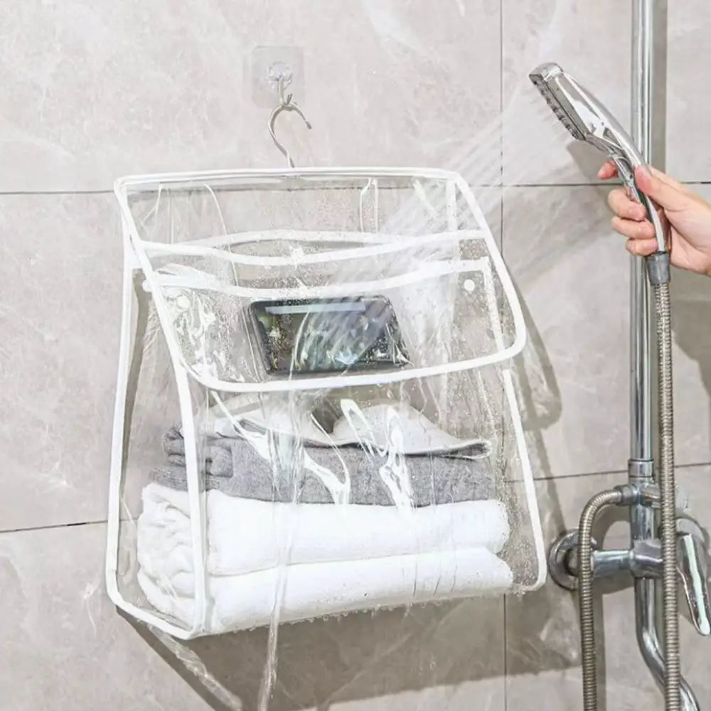 trousse de toilette a suspendre femme transparente