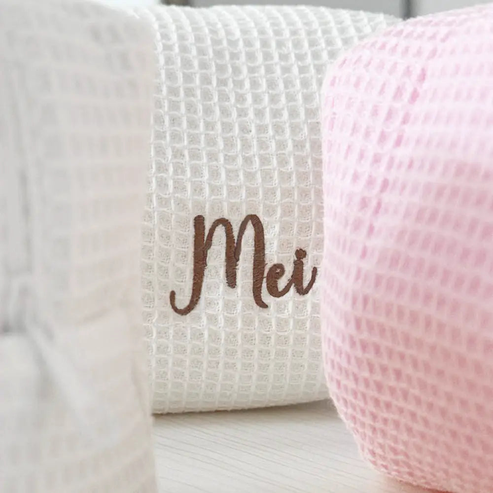 trousse de toilette bebe personnalisable coton