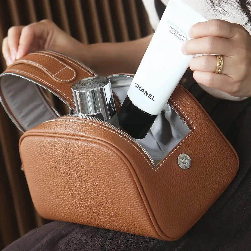 trousse de toilette cuir pour homme luxe