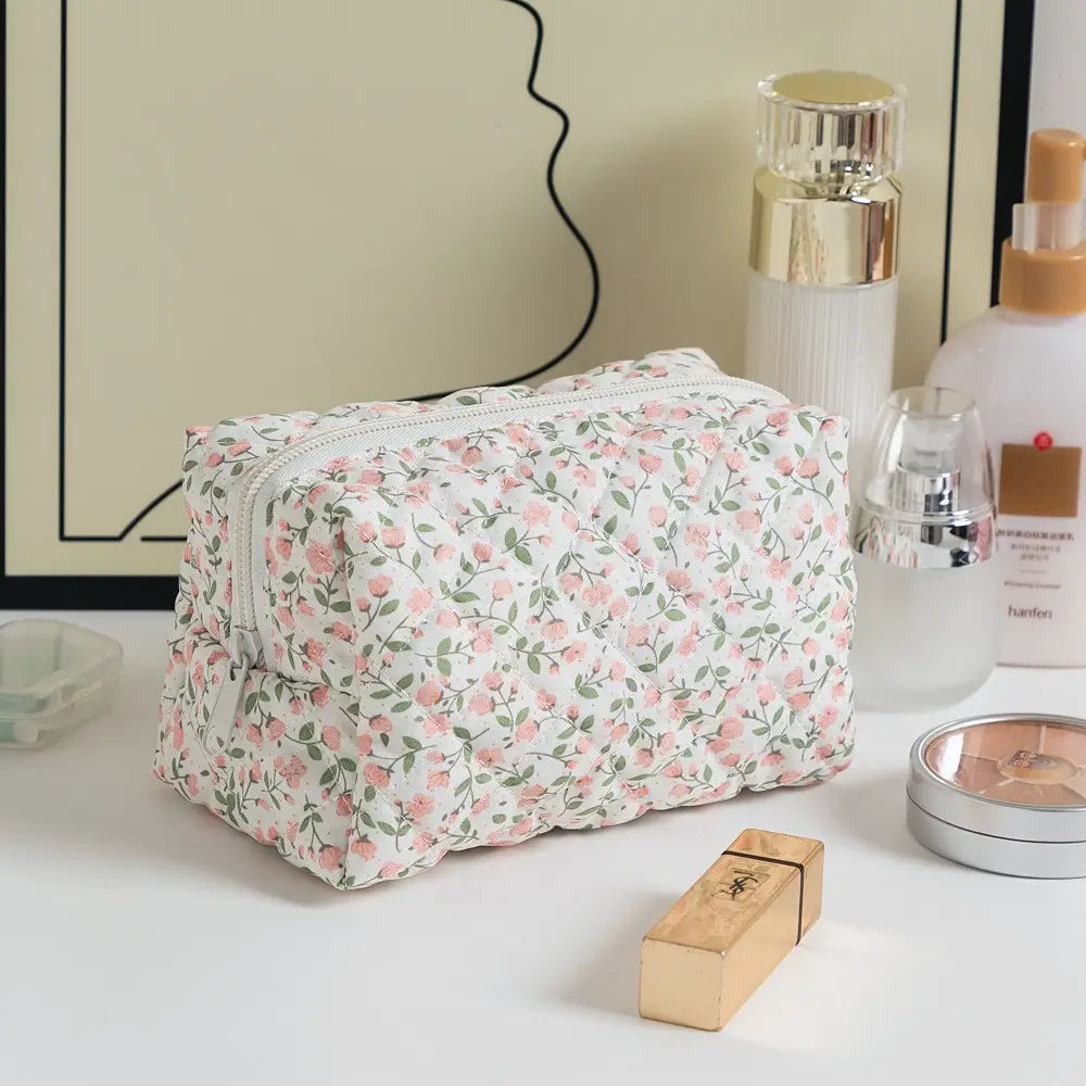 trousse de toilette en gaze de coton clair