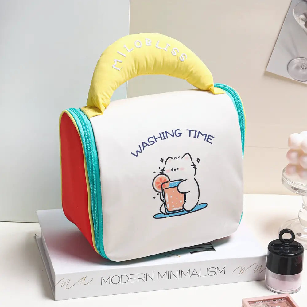 trousse de toilette enfant jaune