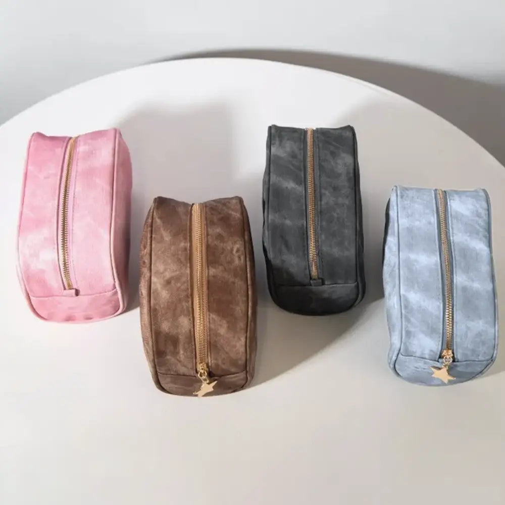 trousse de toilette femme tissu luxe