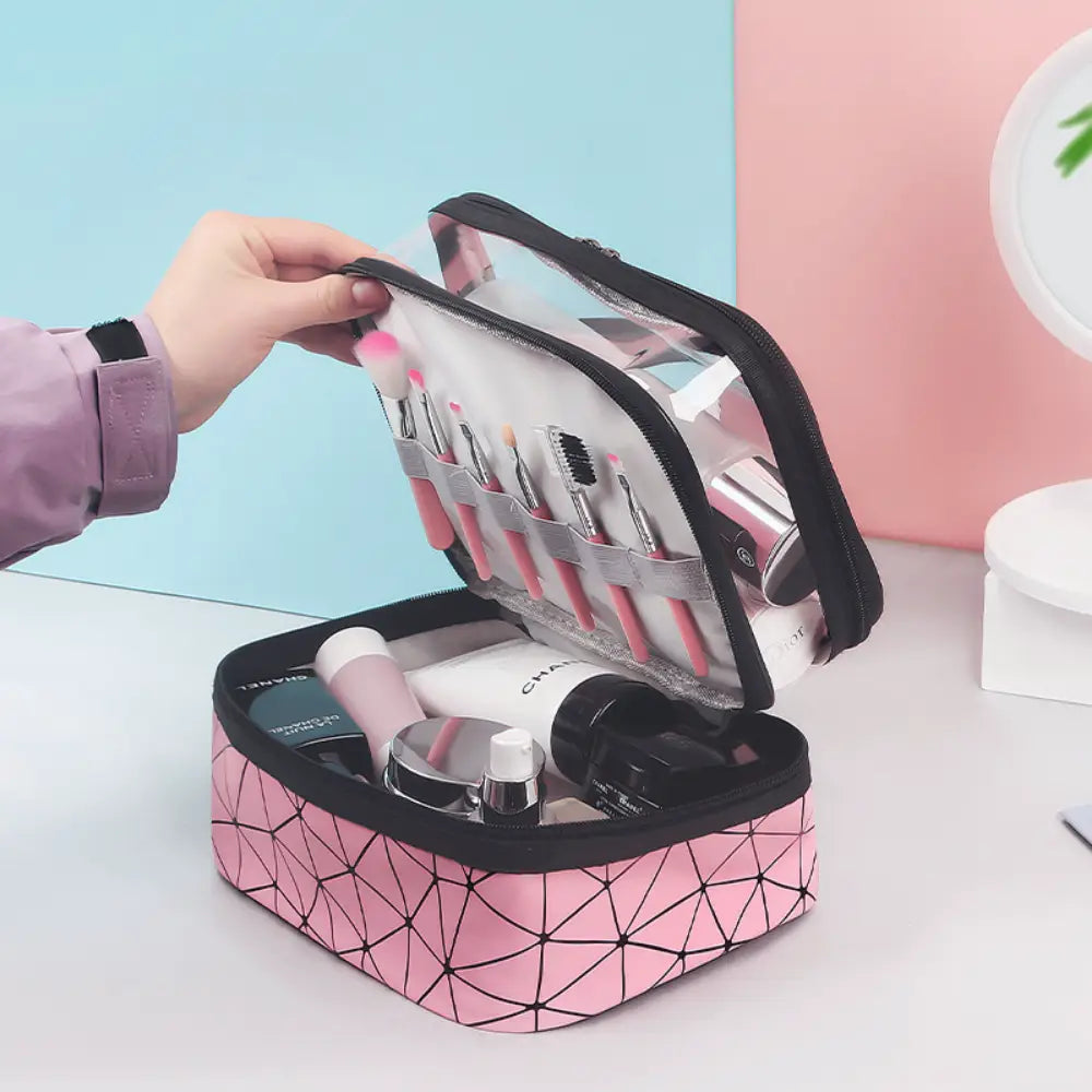 trousse de toilette grande transparente