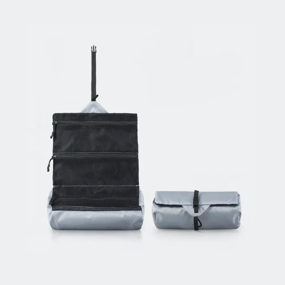 trousse de toilette homme a suspendre gris