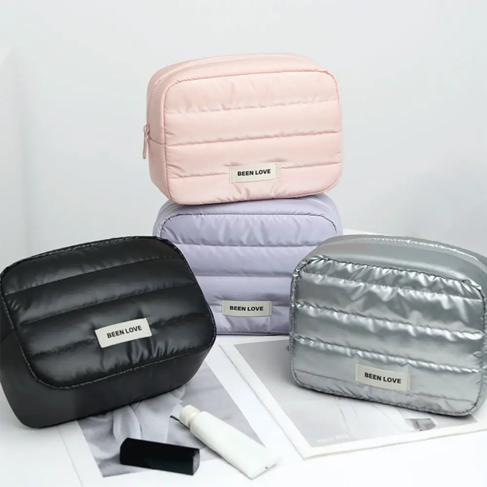 trousse de toilette matelassée plusieurs modelés