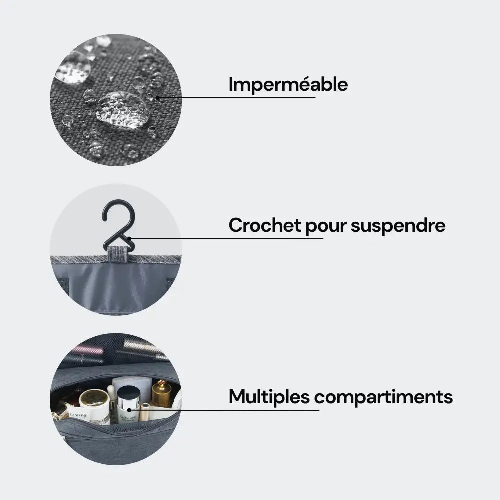 trousse de toilette transparente consignes