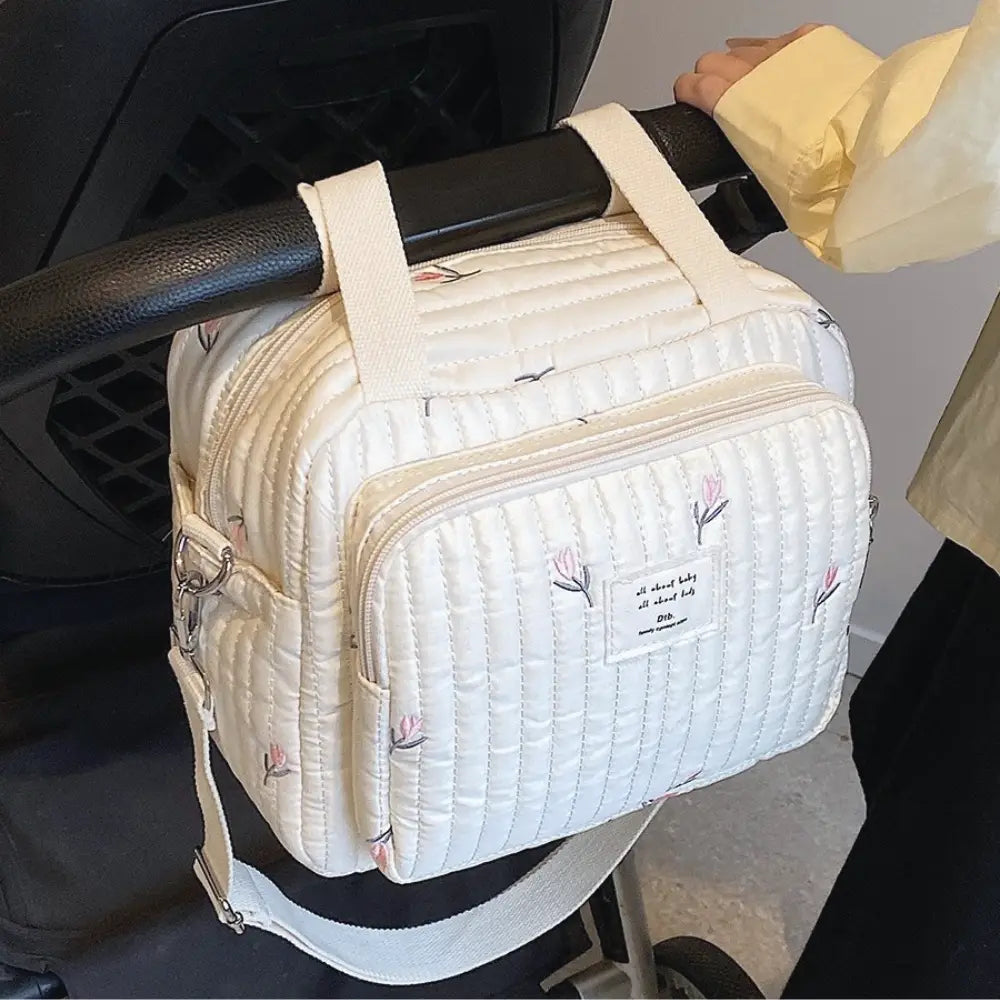 trousse toilette gaze de coton avec anse